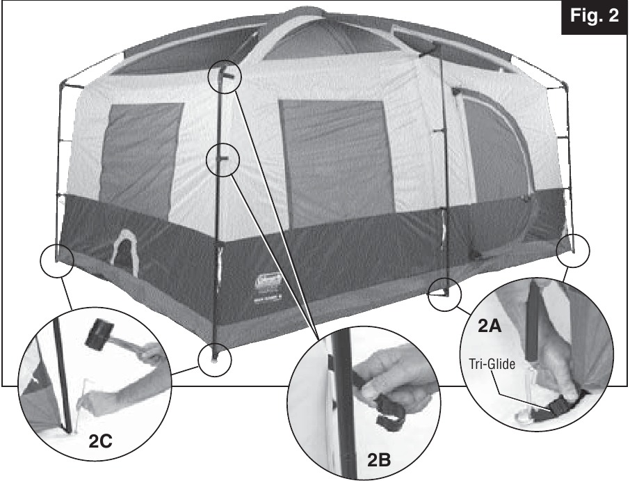 De tent opzetten - Deel 2