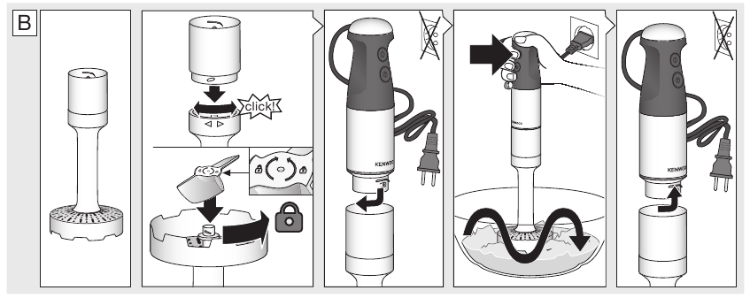 Hoe het apparaat te gebruiken - Puree-accessoire