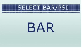 Voorbeeld meeteenheid selectiescherm
