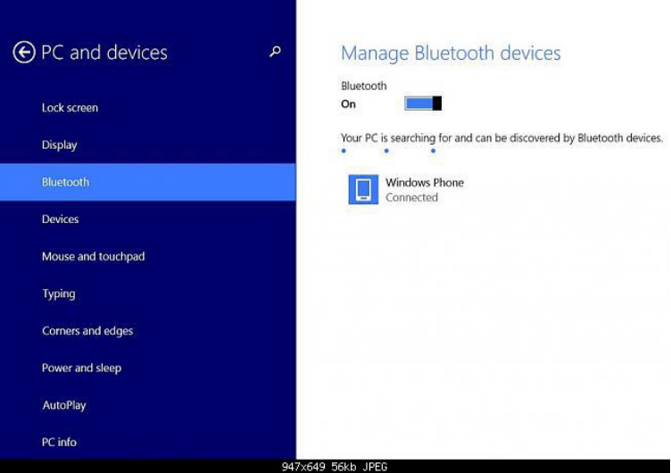 Gegevens afdrukken - Stap 1 - Schakel de bluetooth in op de pc