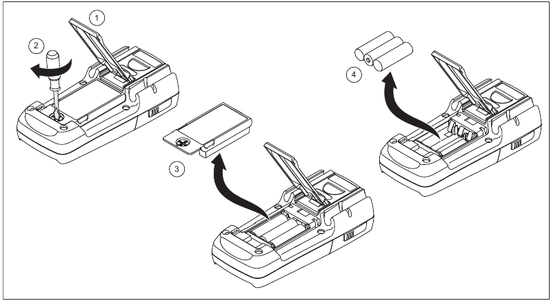 Batterij vervangen van meterbasis