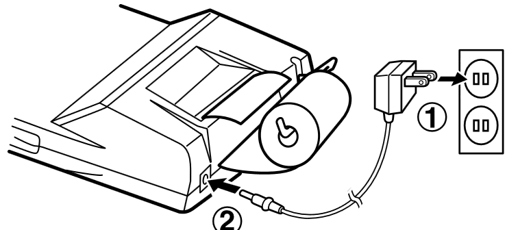 DE AC-ADAPTER AANSLUITEN