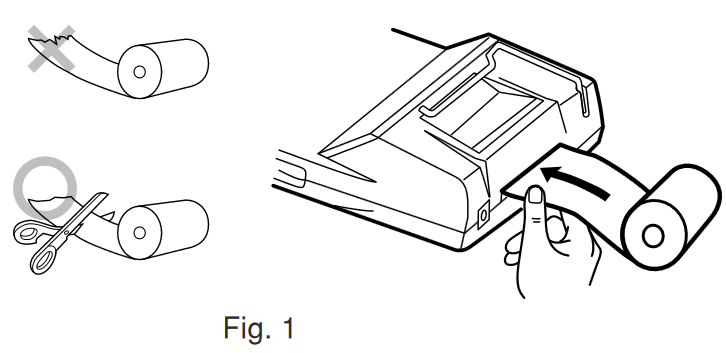 PAPIERROLVERVANGING - Stap 1