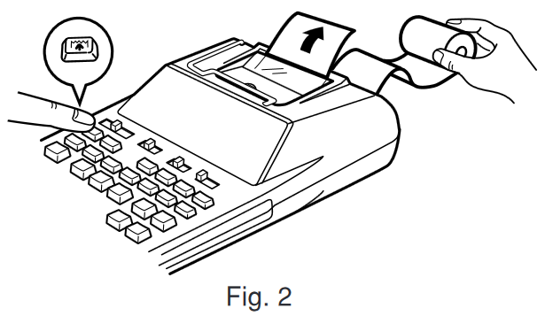 PAPIERROLVERVANGING - Stap 2
