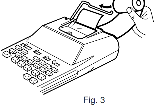 PAPIERROLVERVANGING - Stap 3