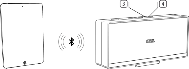 De audiobron via Bluetooth verbinden