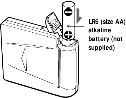 De batterij plaatsen