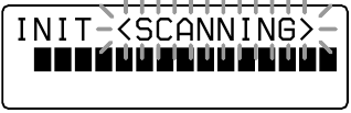 Eerste instelling voor de DAB - Scannen
