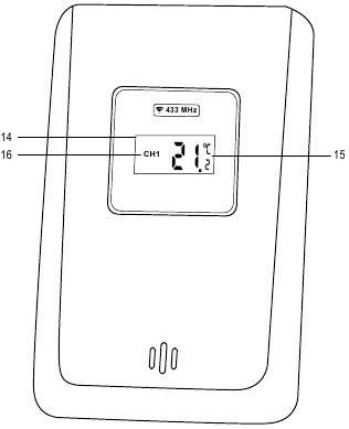 Beschrijving - Externe sensor