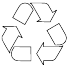 Gescheiden inzameling van gebruikte producten en verpakkingen maakt het mogelijk om materialen te recyclen en opnieuw te gebruiken. Hergebruik van gerecyclede materialen helpt milieuvervuiling te voorkomen en vermindert de vraag naar grondstoffen.