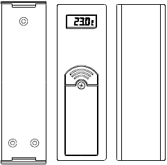De Buitentemperatuursensor