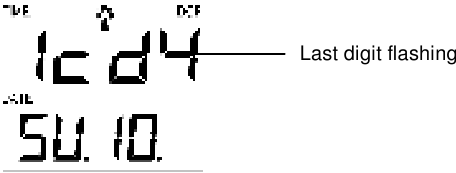 LCD-CONTRAST INSTELLING