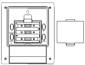 Batterijen plaatsen in weerstation