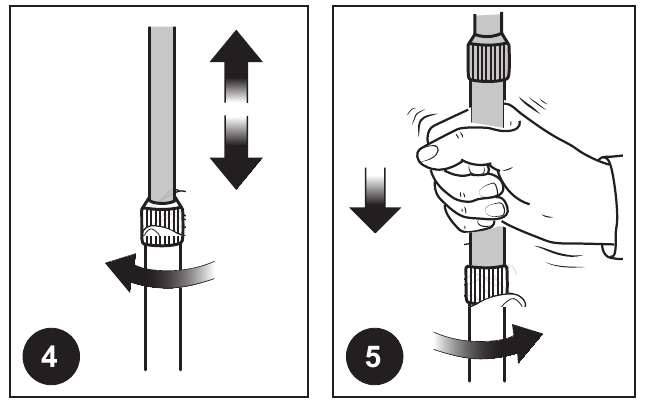 HOOGTEVERSTELLING - Stap 1