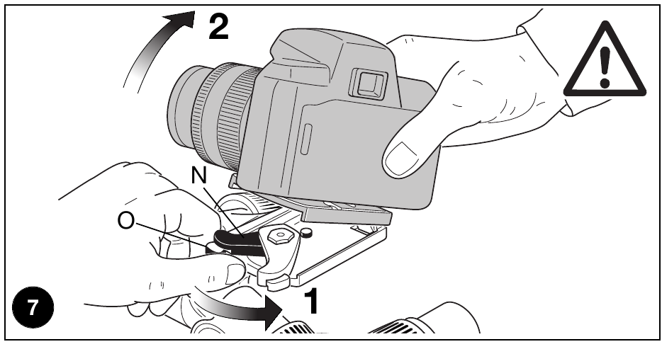 DE CAMERA VAN DE KOP VERWIJDEREN