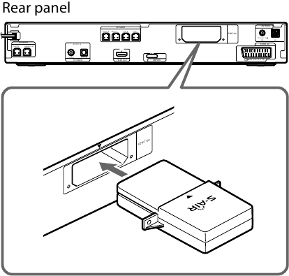 Draadloze adapters plaatsen