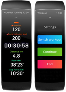 Workoutbediening