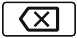 Afbeelding van backspace toets