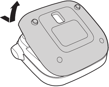Batterijen plaatsen - Stap 1 - Verwijder de klep