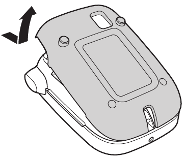 Batterijen plaatsen - Stap 1