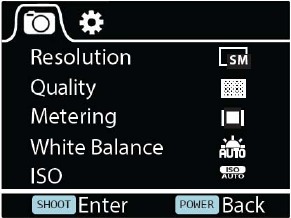 Picture Setting Screen (Page 1)