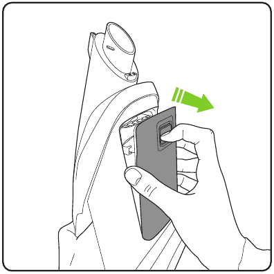 Zak verwijderen - Stap 2