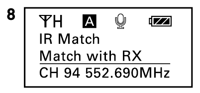 Plug-on zender - IR-match