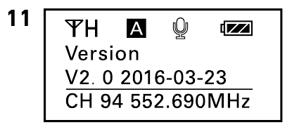 Plug-on zender - Versie van de UwMic9-TX-XLR9.