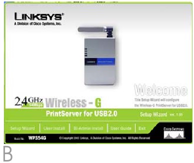 De PrintServer configureren - Stap 1