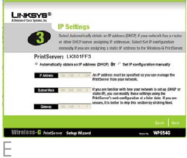 De PrintServer configureren - Stap 4