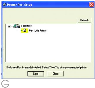 Het stuurprogramma van de PrintServer installeren en configureren - Stap 6