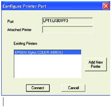 Het stuurprogramma van de PrintServer installeren en configureren - Stap 7