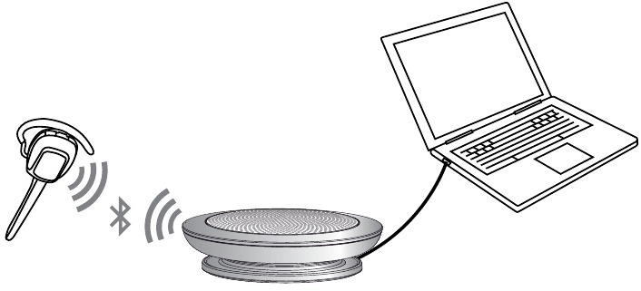 Verbinding maken met de Bluetooth-headset