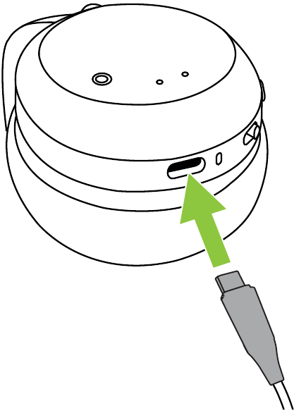 Opladen met een USB-oplaadkabel
