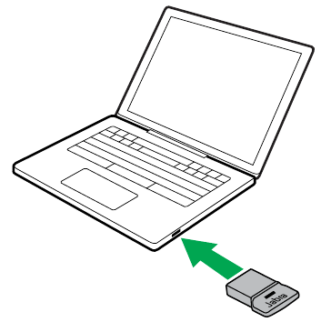 Verbinding maken met een computer (Bluetooth-adapter) - Stap 1