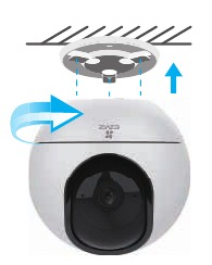 De camera installeren