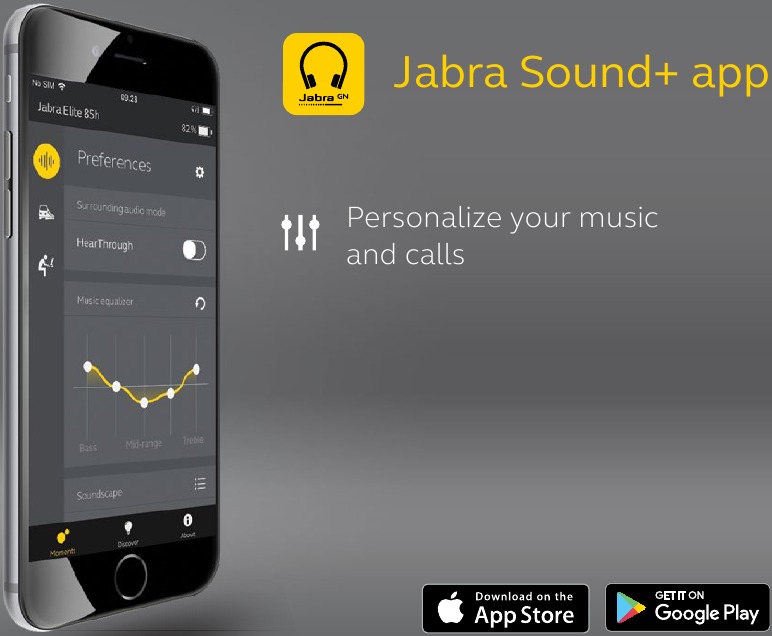Jabra Sound+ app