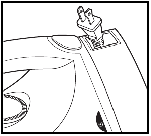 Retractable Cord (on select models)