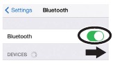 Selecteer FP-30X Audio op het Bluetooth-scherm