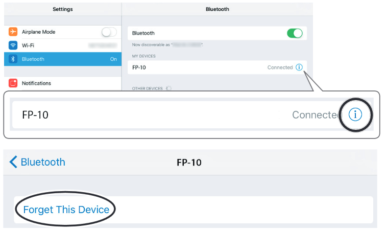 Als je geen verbinding kunt maken via Bluetooth - Stap 2