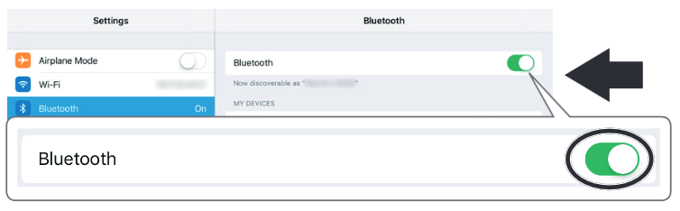 Als je geen verbinding kunt maken via Bluetooth - Stap 3
