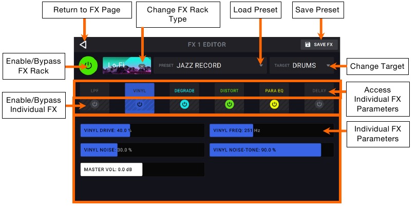 FX-racks - FX bewerken