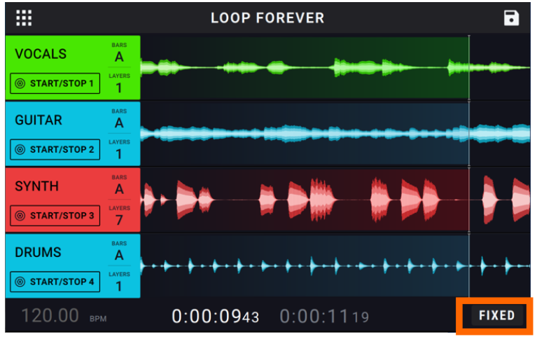 Looper-modi