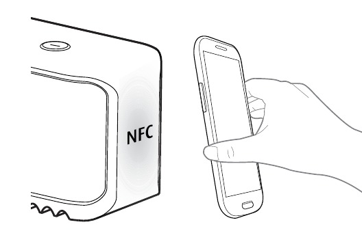 VERBINDEN VIA NFC