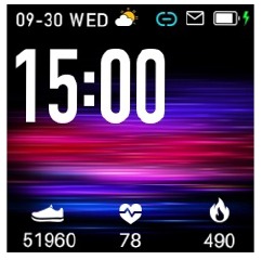 Interactie met TOZO S1 Smartwatch