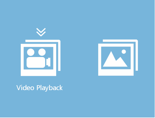 VIDEO AFSPELEN MODUS