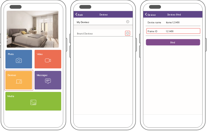 Anderen uitnodigen om uw lijst te koppelen via de app