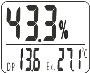 EXTERNE TEMPERATUUR FUNCTIE (OPTIONEEL)