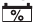 Batterij %