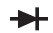 Diode symbool